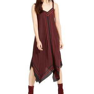 Micheal Kors polka dots and strips maxi dress
